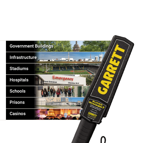 Металлоискатель для обыска Garrett Super Scanner V