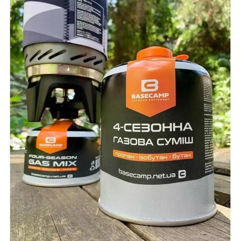 Газовий балон BaseCamp 4 Season Gas 100 г