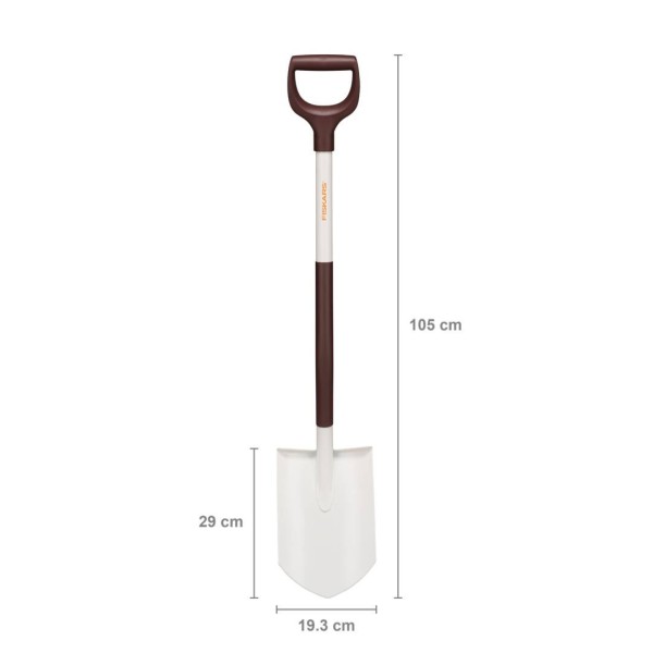 Лопата Fiskars White